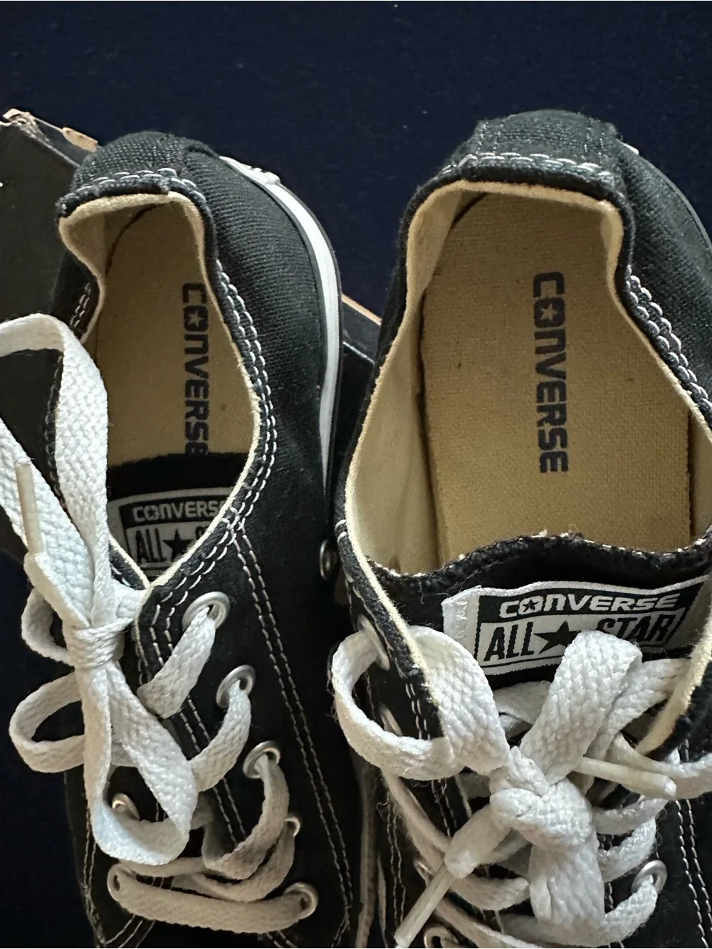 Kids Low-Top Canvas Sneakers in Black and White